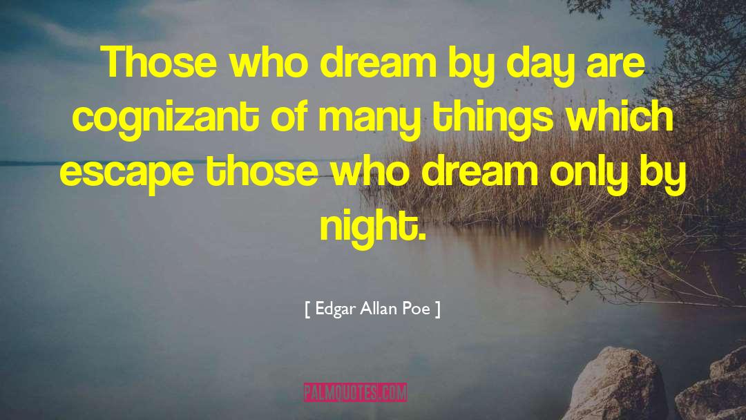 Cognizant quotes by Edgar Allan Poe