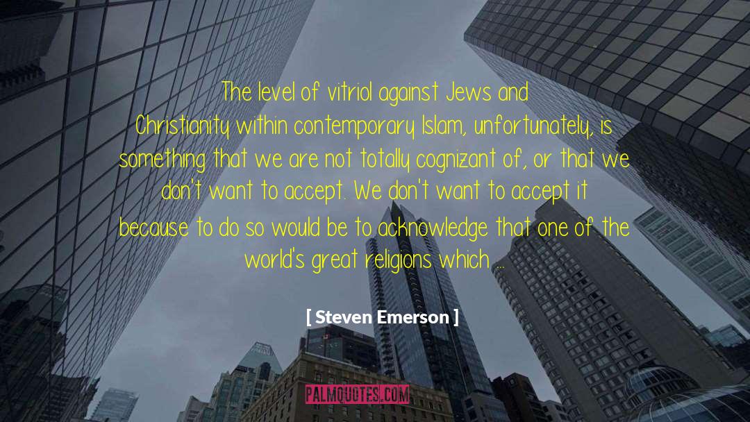 Cognizant quotes by Steven Emerson