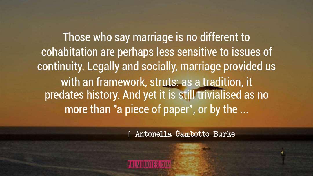 Cohabitation quotes by Antonella Gambotto-Burke