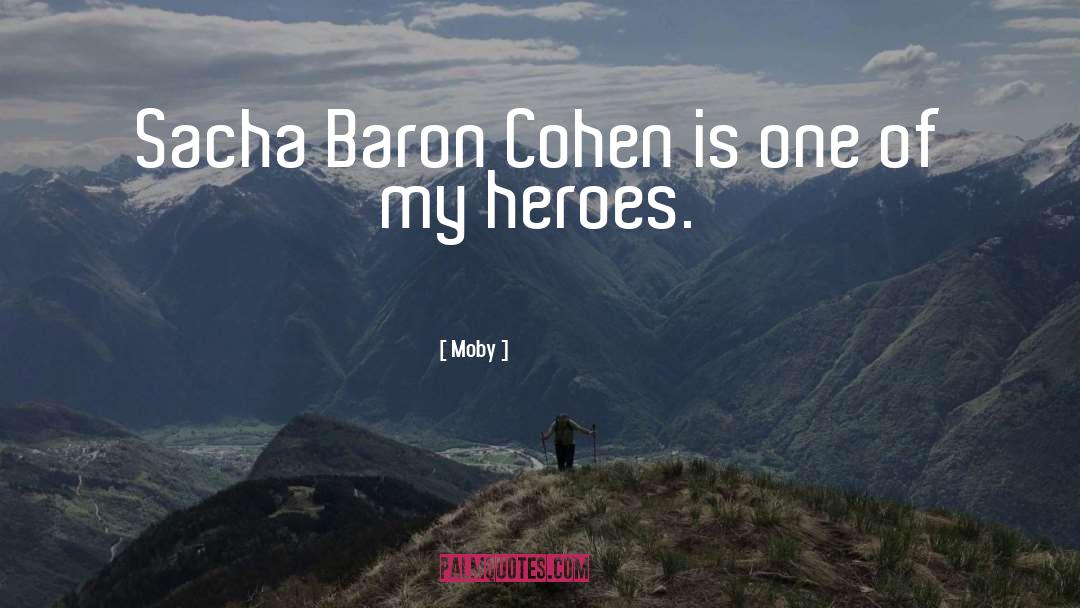 Cohen quotes by Moby