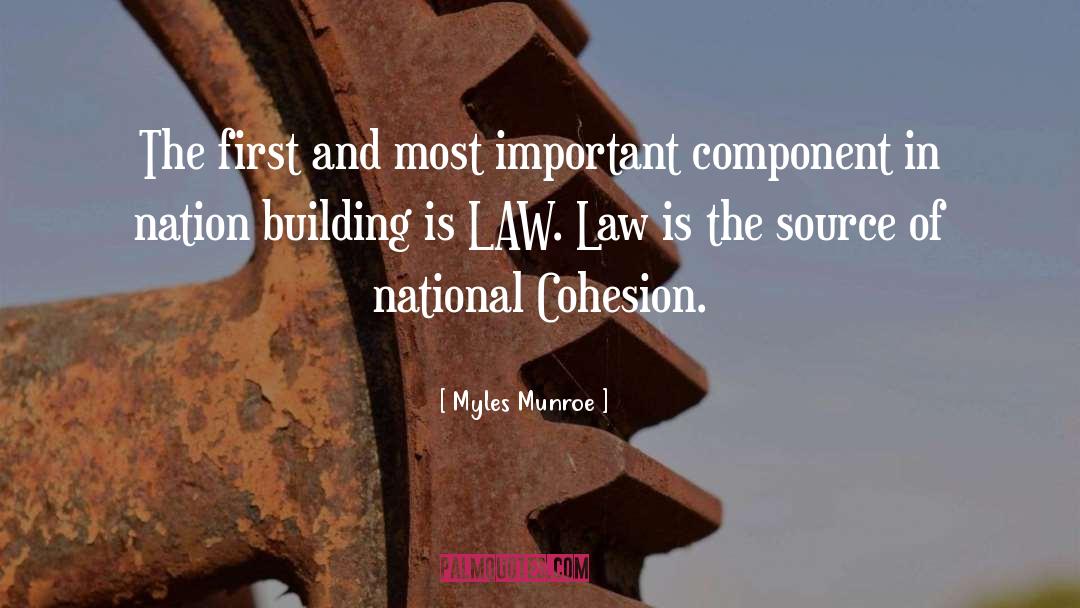 Cohesion quotes by Myles Munroe
