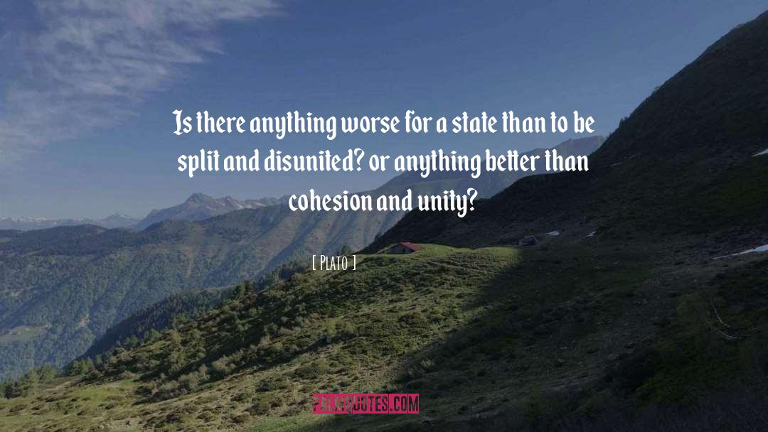 Cohesion quotes by Plato