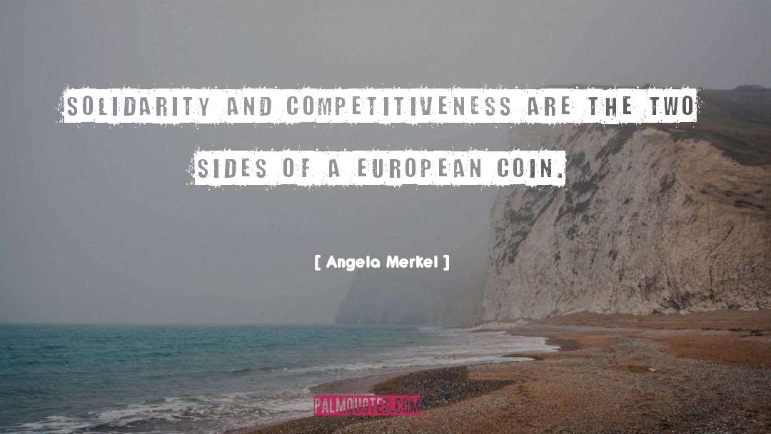 Coin quotes by Angela Merkel