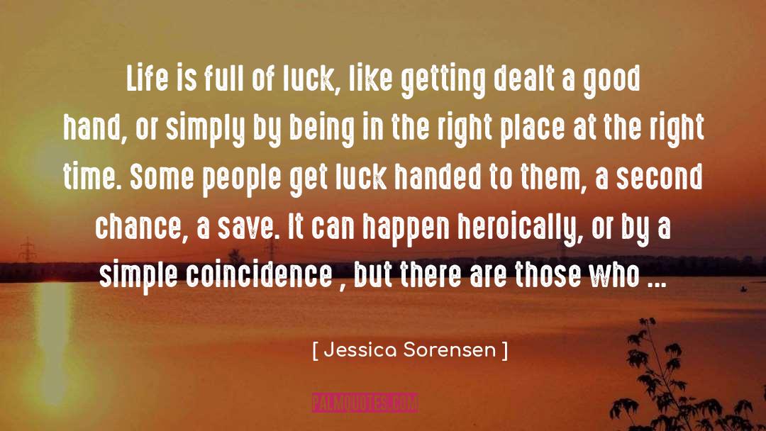 Coincidence quotes by Jessica Sorensen