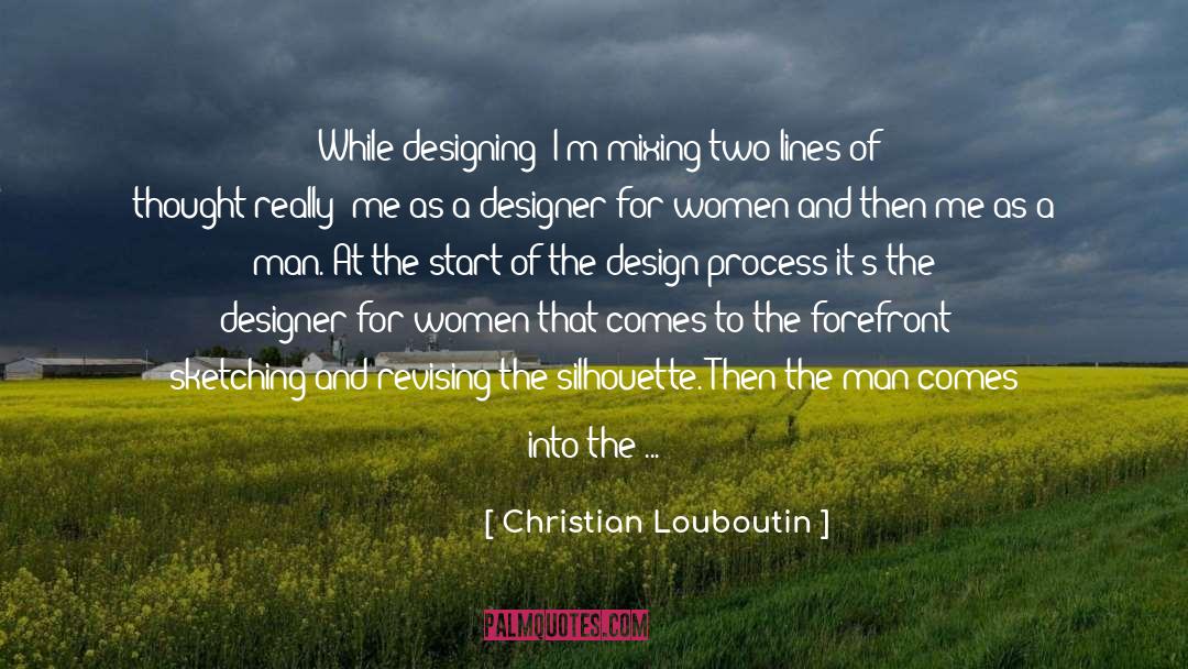 Coincidentally Lines quotes by Christian Louboutin