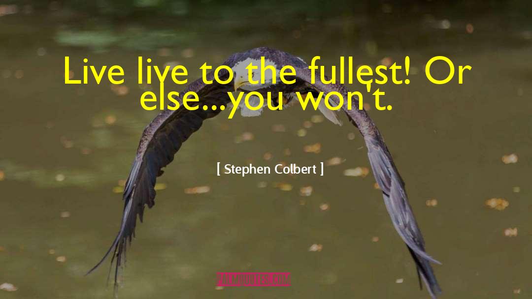 Colbert quotes by Stephen Colbert