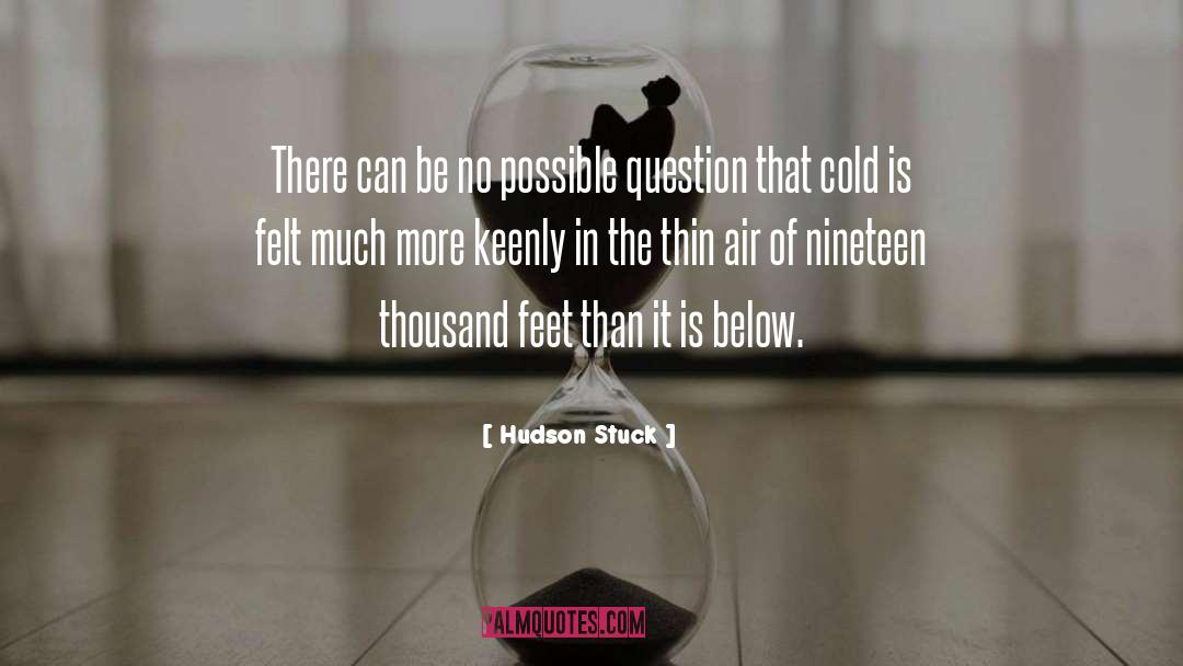 Cold Air quotes by Hudson Stuck