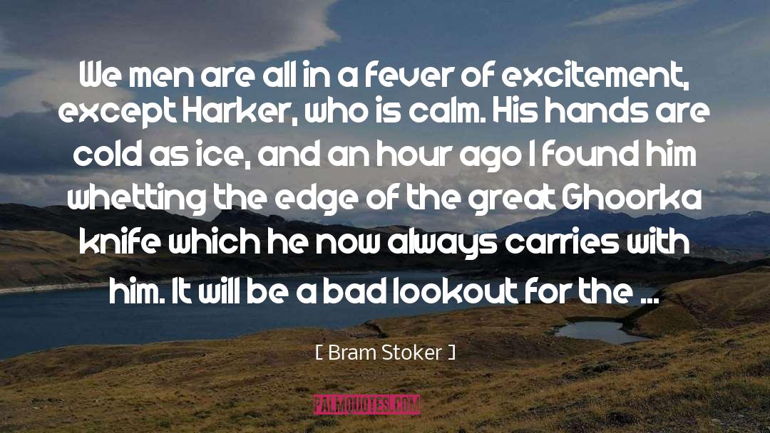 Cold Hand quotes by Bram Stoker