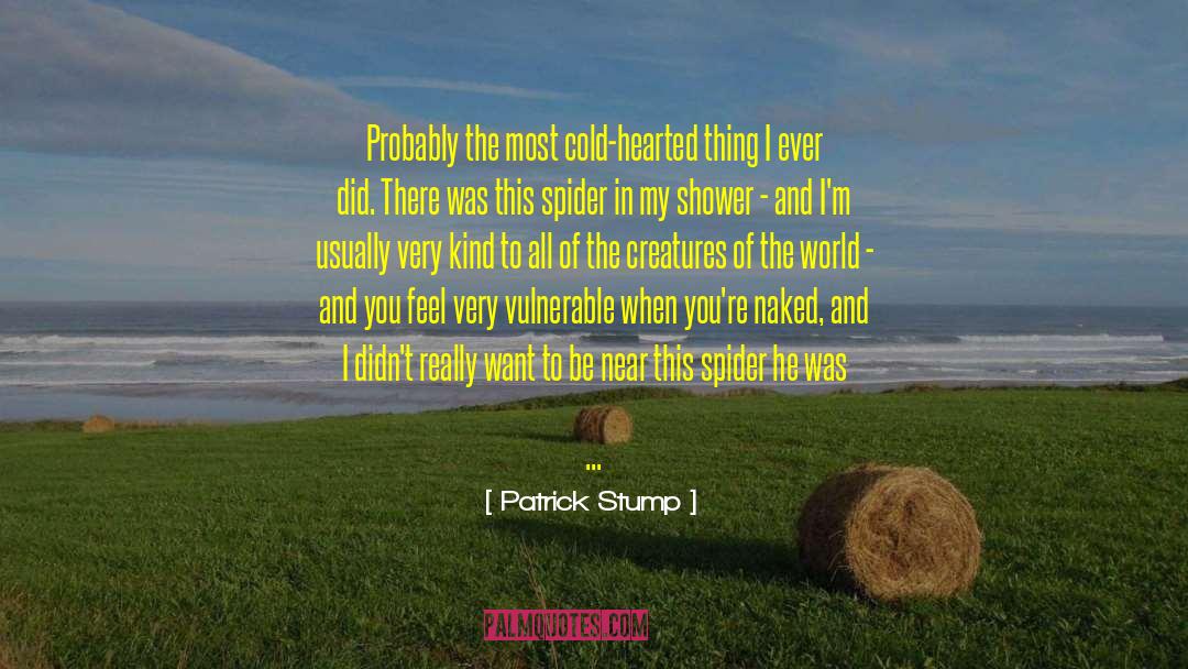 Cold Hearted People quotes by Patrick Stump