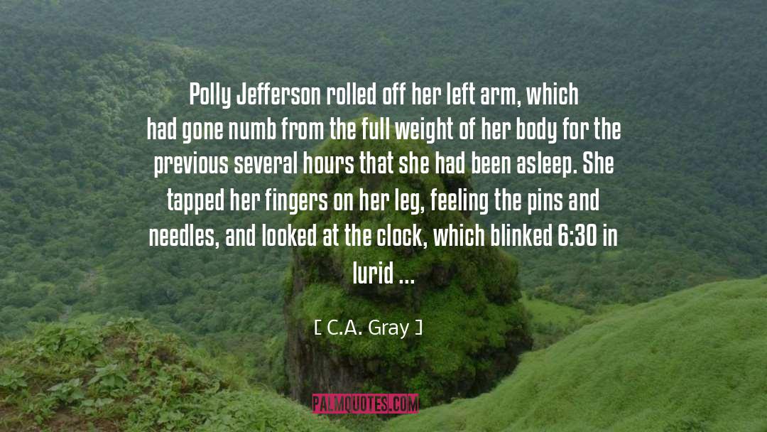 Cold Hearted quotes by C.A. Gray