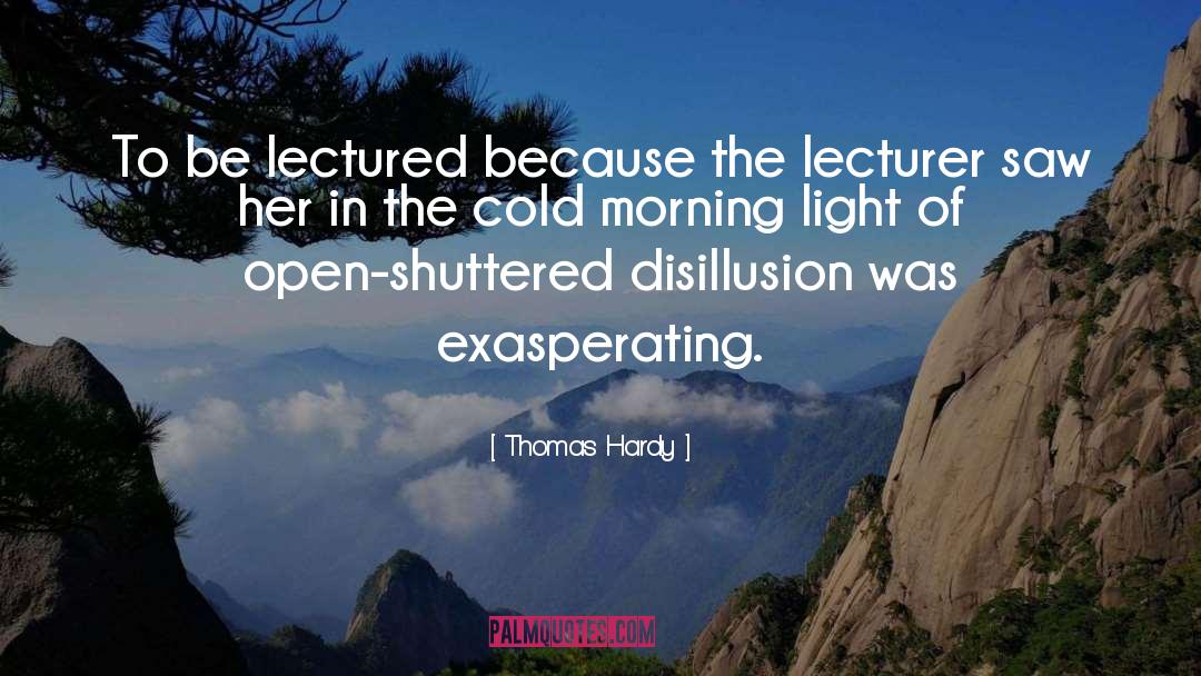 Cold Morning quotes by Thomas Hardy