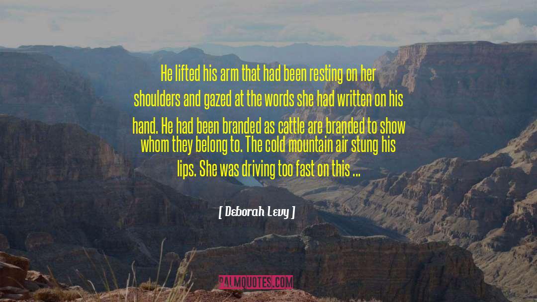 Cold Mountain quotes by Deborah Levy