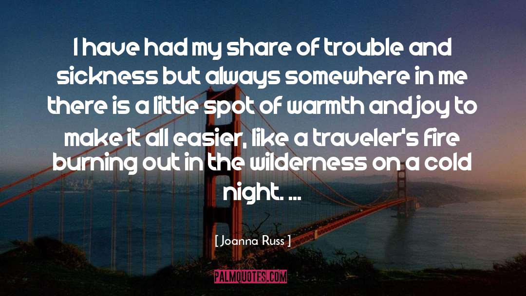 Cold Night quotes by Joanna Russ