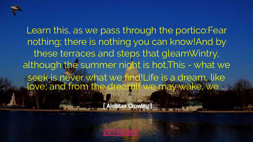 Cold Night quotes by Aleister Crowley