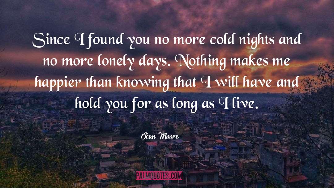 Cold Night quotes by Jean Moore