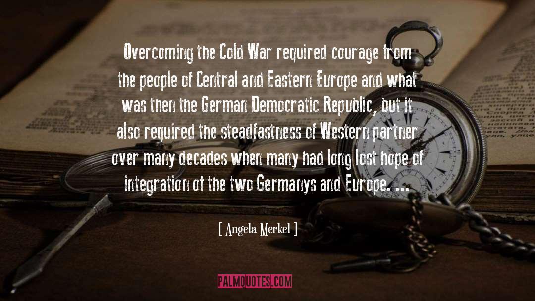 Cold War quotes by Angela Merkel