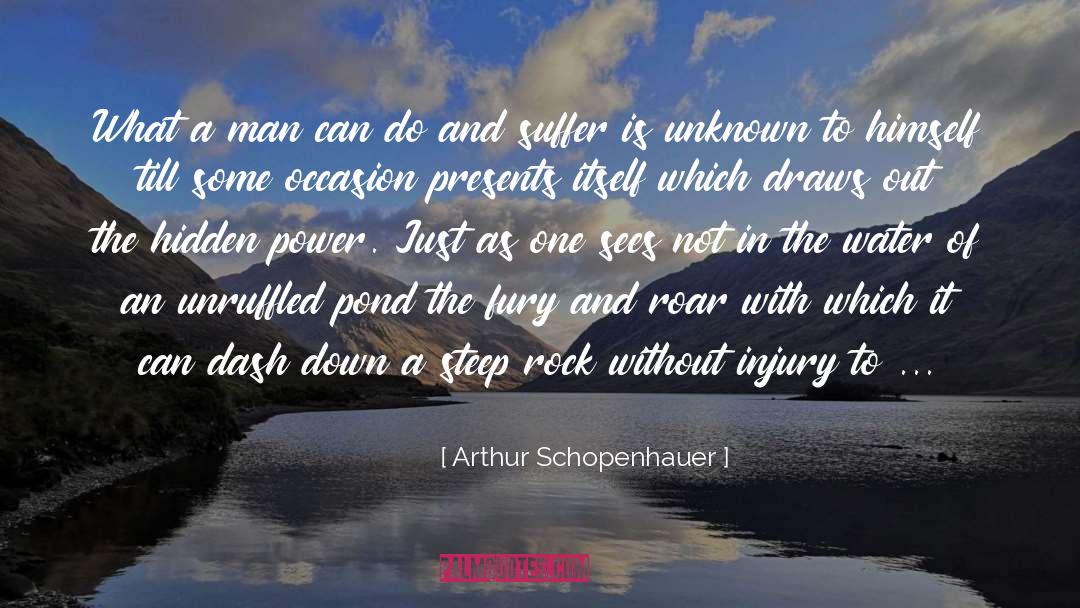 Cold Water quotes by Arthur Schopenhauer