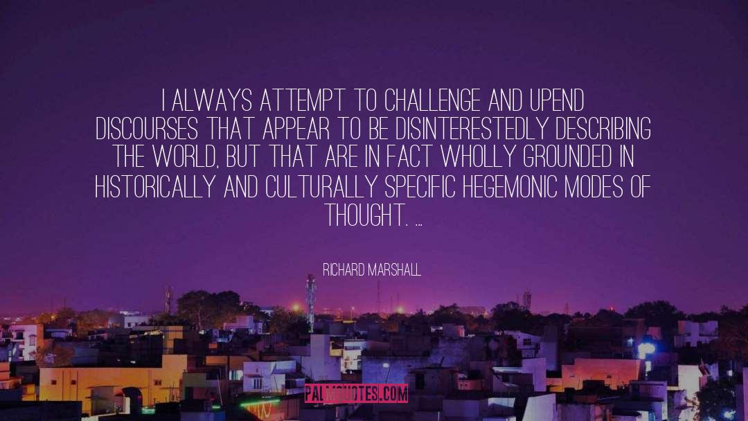 Cold World quotes by Richard Marshall