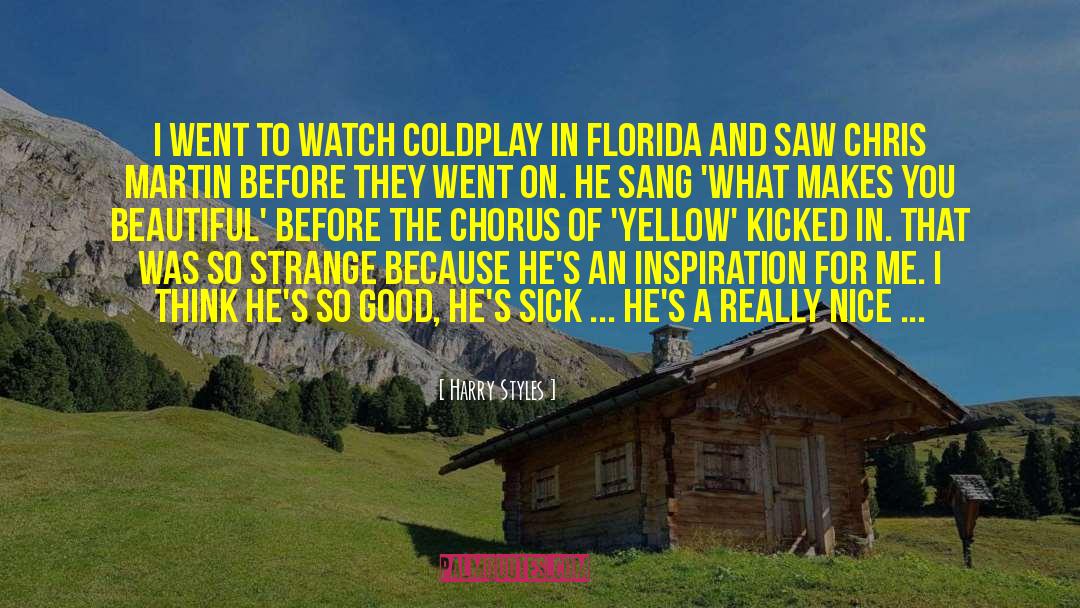 Coldplay quotes by Harry Styles