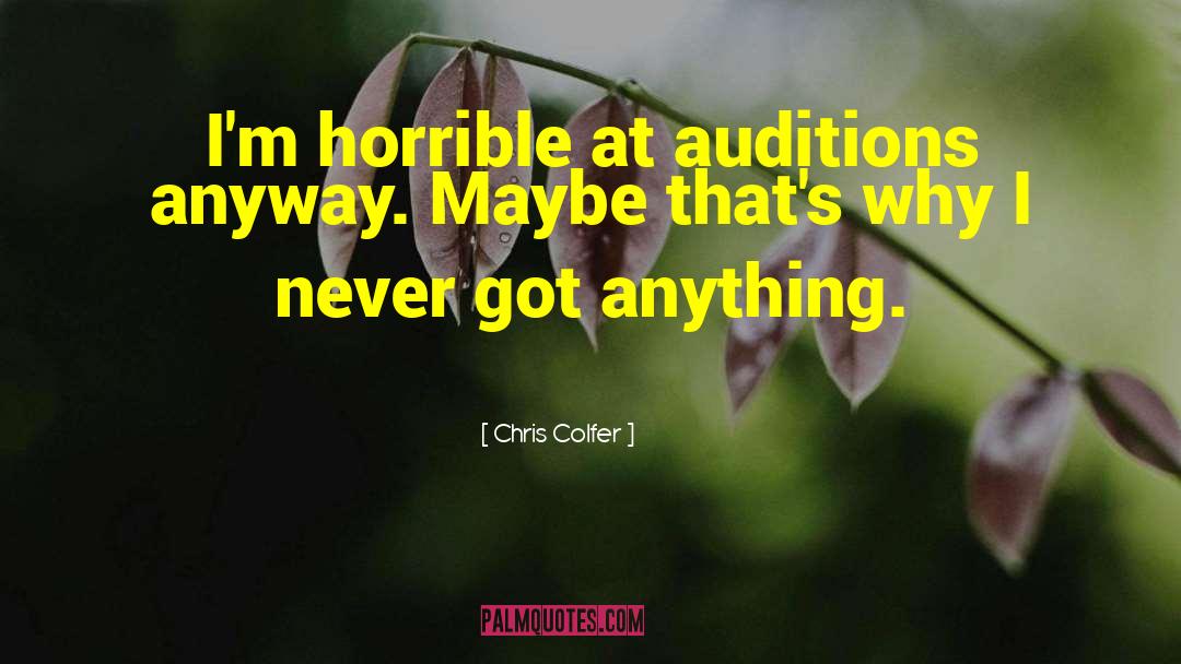 Colfer quotes by Chris Colfer