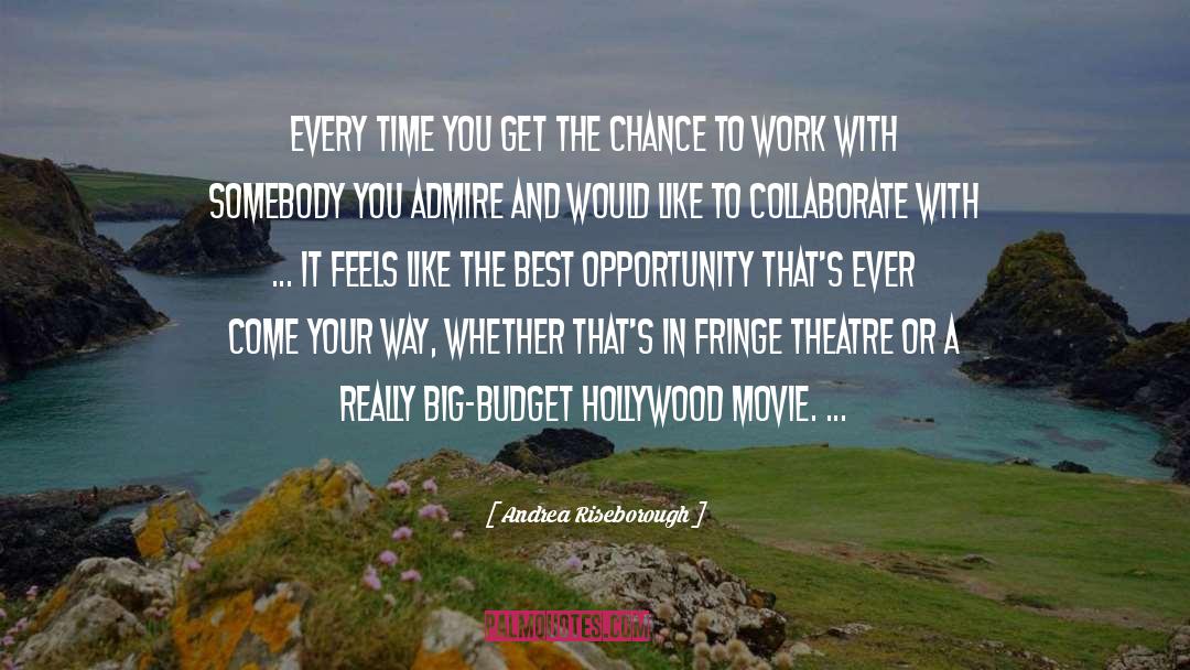 Collaborate quotes by Andrea Riseborough