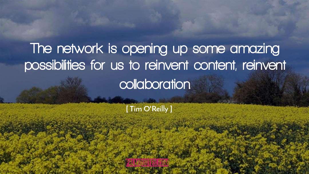 Collaboration quotes by Tim O'Reilly