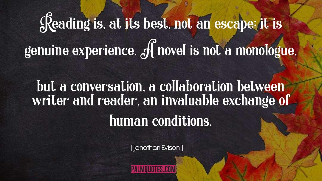 Collaboration quotes by Jonathan Evison