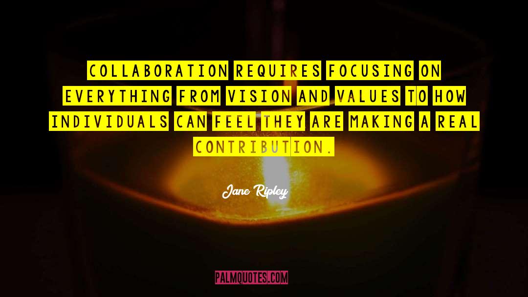 Collaboration quotes by Jane Ripley