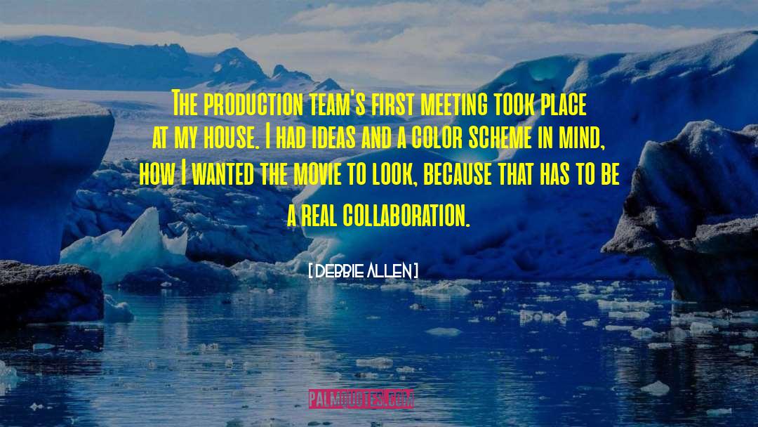 Collaboration quotes by Debbie Allen