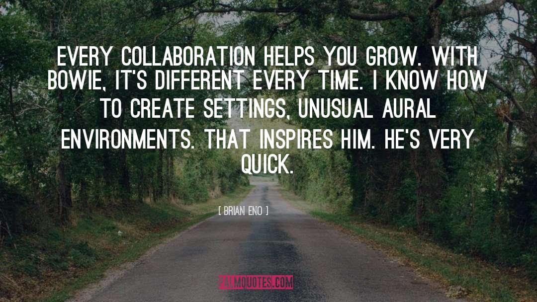 Collaboration quotes by Brian Eno