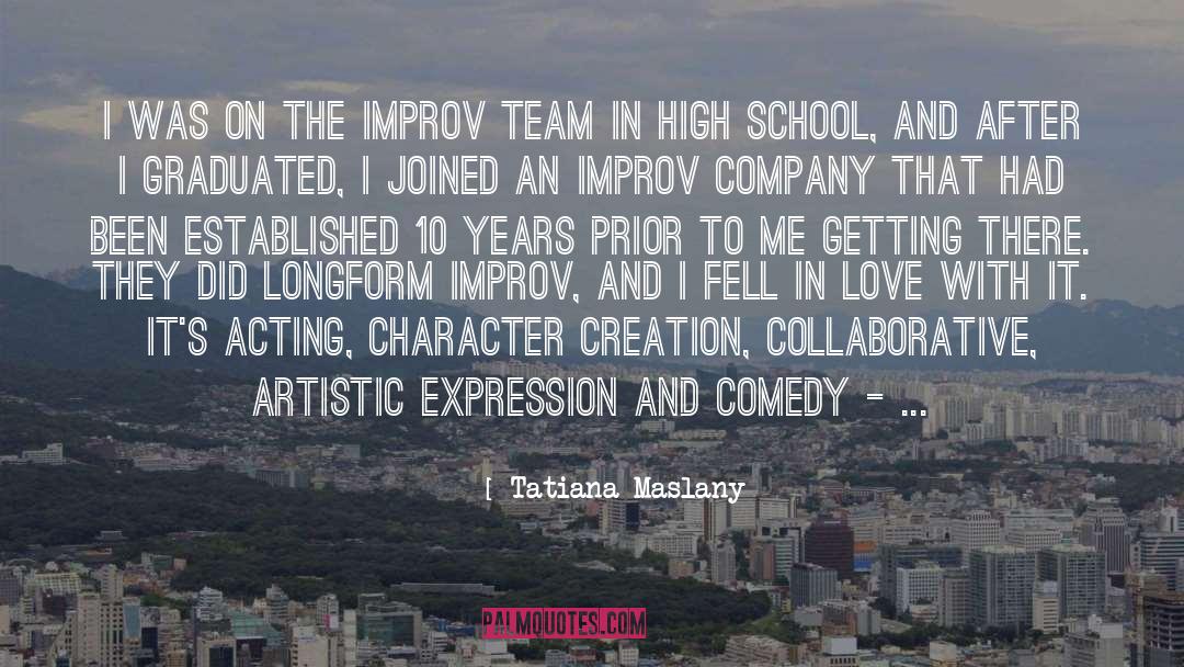 Collaborative quotes by Tatiana Maslany