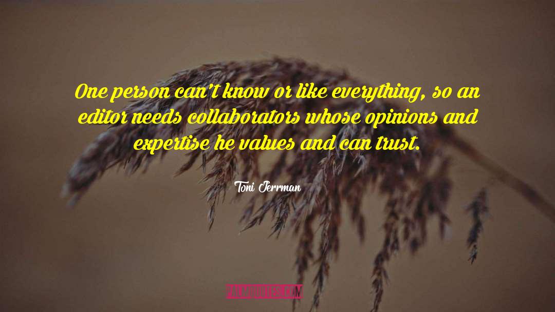 Collaborators quotes by Toni Jerrman