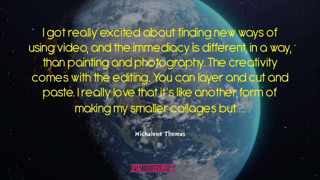 Collages quotes by Mickalene Thomas