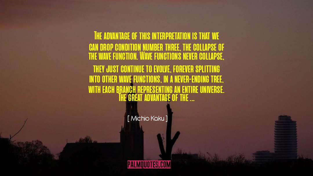 Collapse Of The Wave Function quotes by Michio Kaku