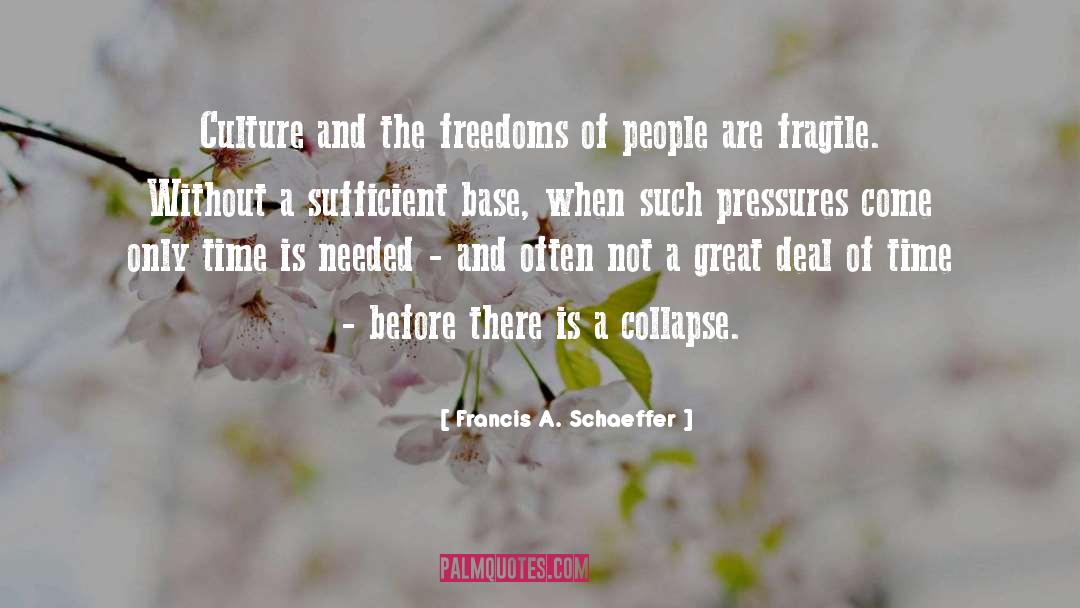 Collapse quotes by Francis A. Schaeffer