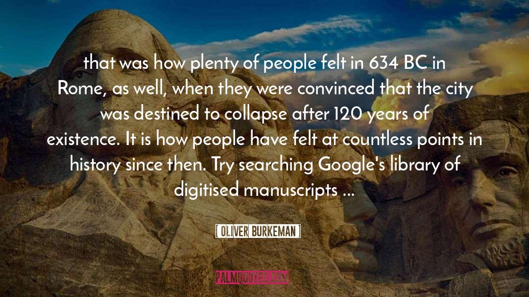 Collapse quotes by Oliver Burkeman