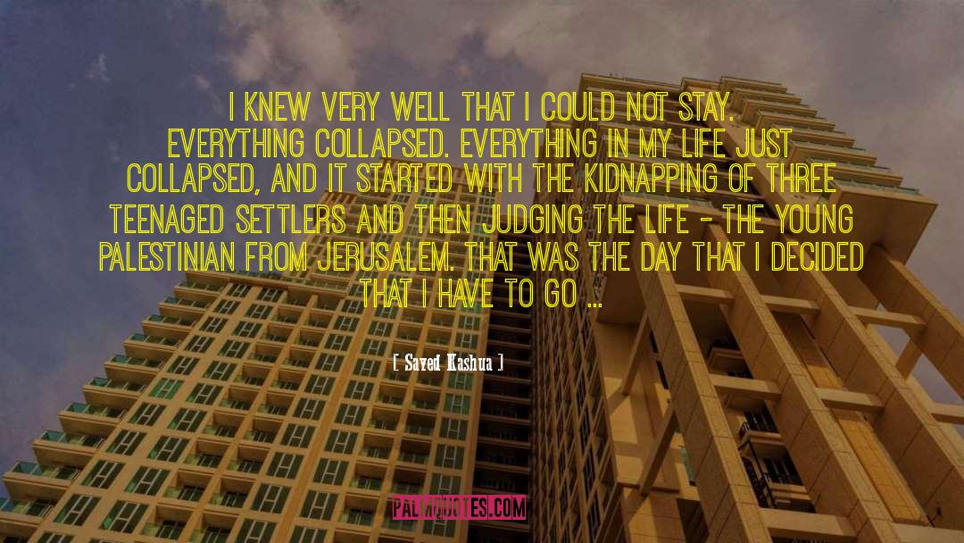 Collapsed quotes by Sayed Kashua