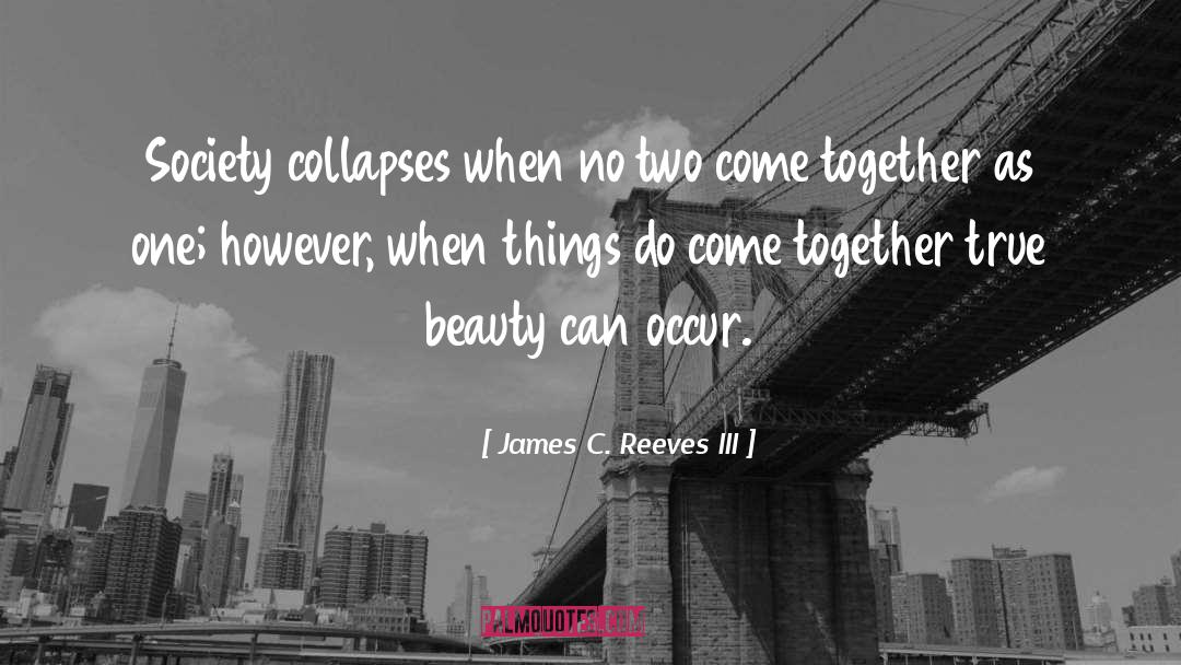 Collapses quotes by James C. Reeves III
