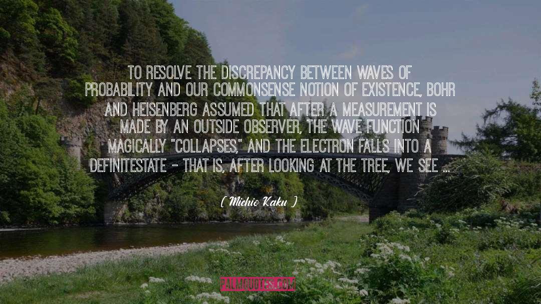 Collapses quotes by Michio Kaku