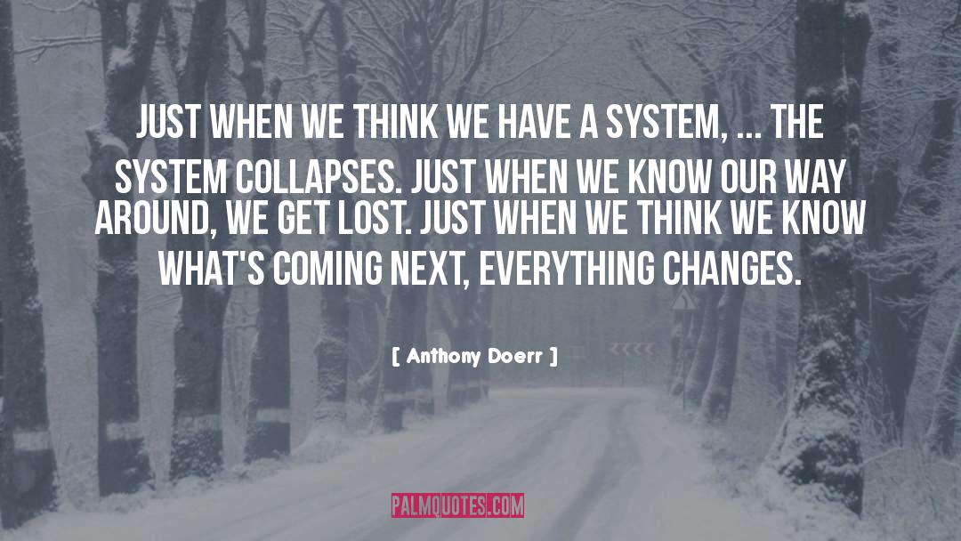 Collapses quotes by Anthony Doerr