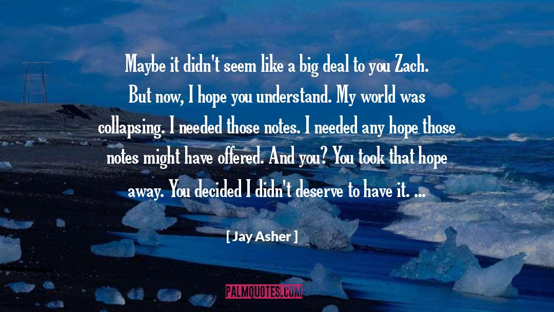 Collapsing quotes by Jay Asher