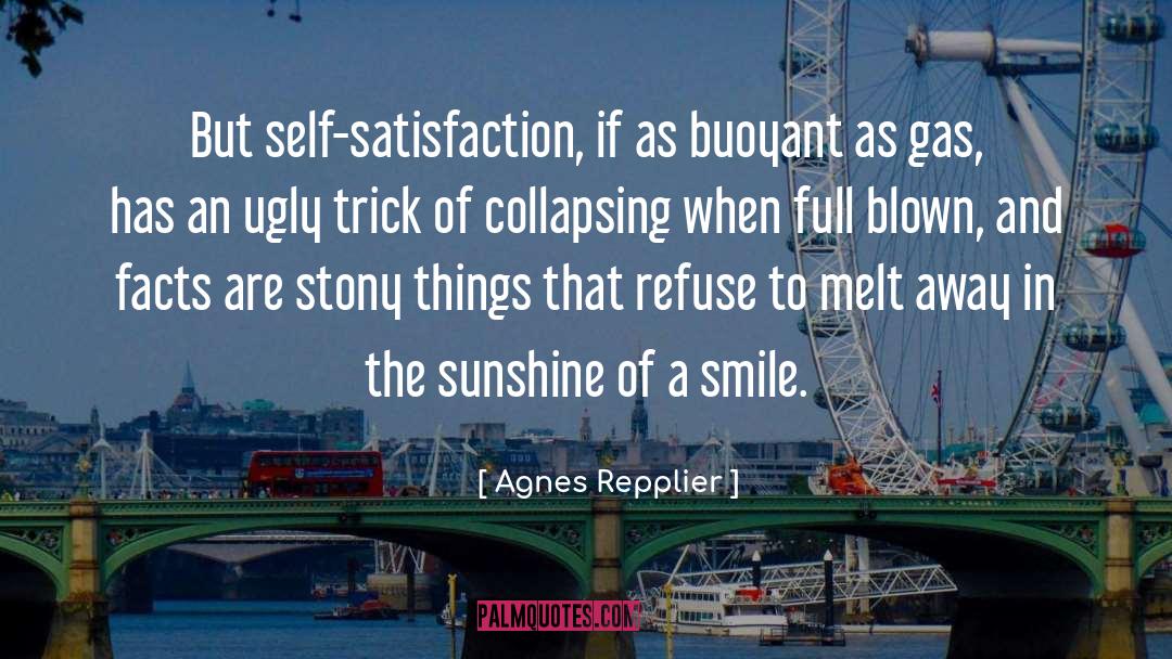 Collapsing quotes by Agnes Repplier