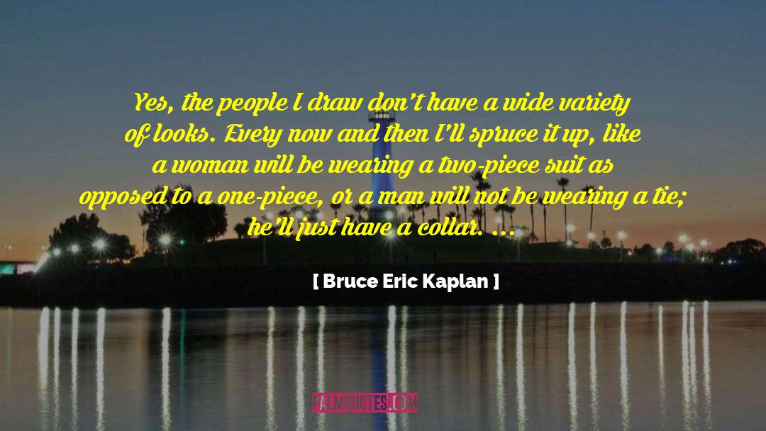 Collar quotes by Bruce Eric Kaplan