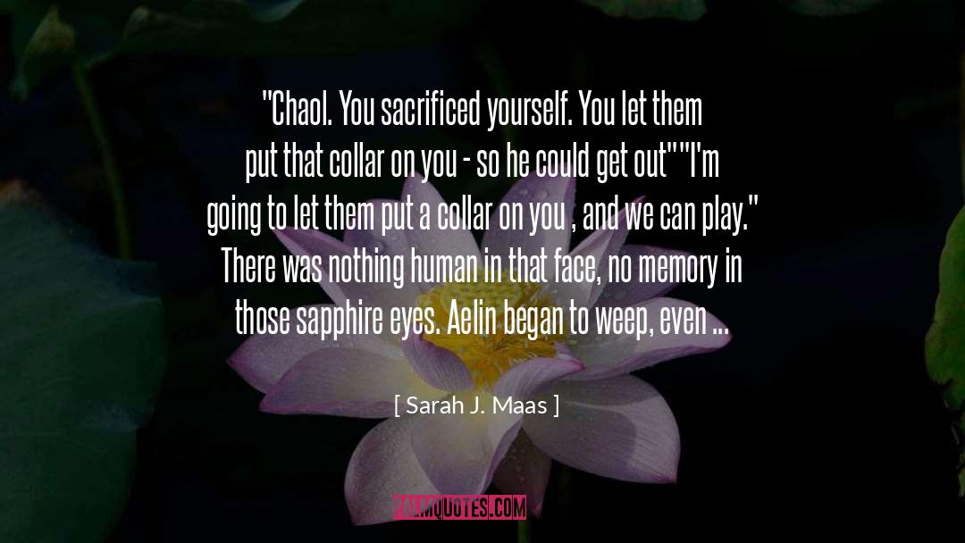 Collar Tattoos quotes by Sarah J. Maas