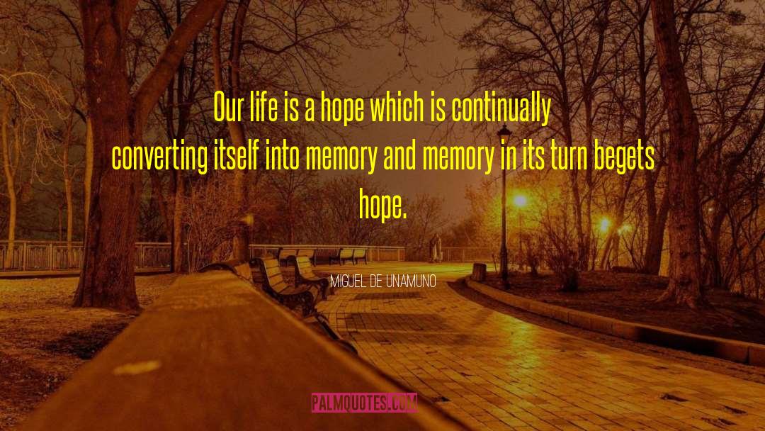 Collect Memories quotes by Miguel De Unamuno