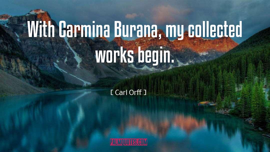 Collected quotes by Carl Orff