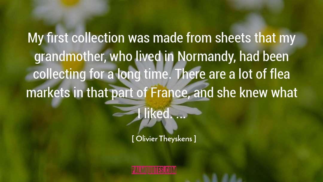Collection quotes by Olivier Theyskens