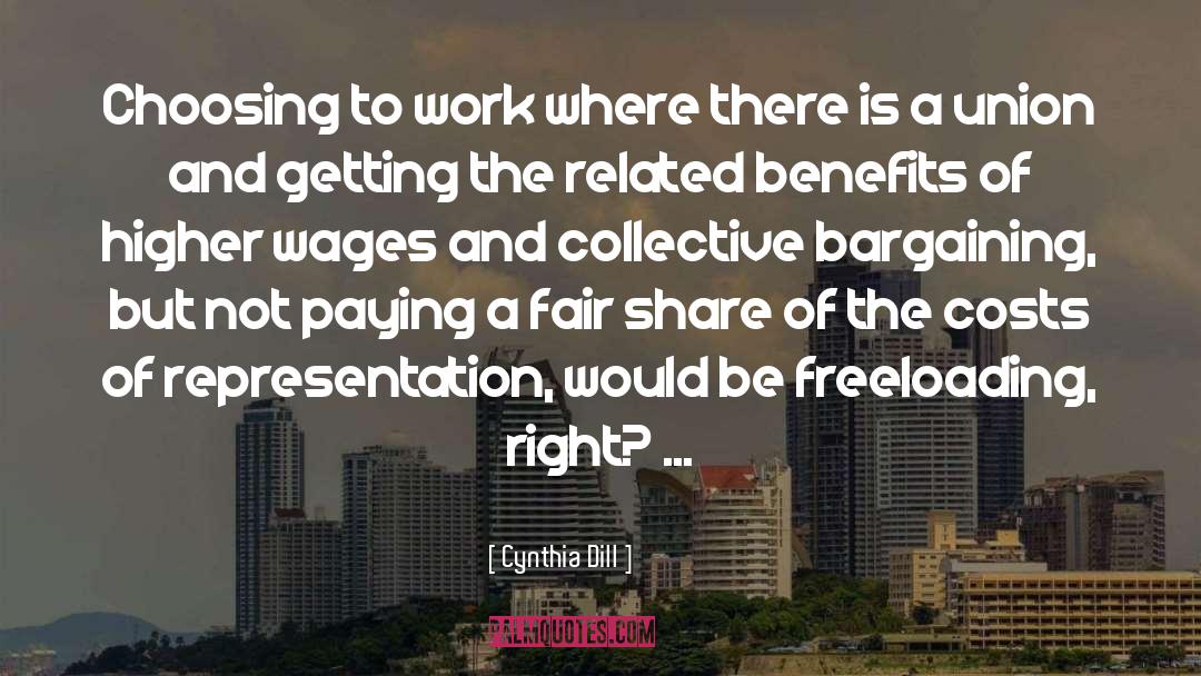 Collective Bargaining quotes by Cynthia Dill