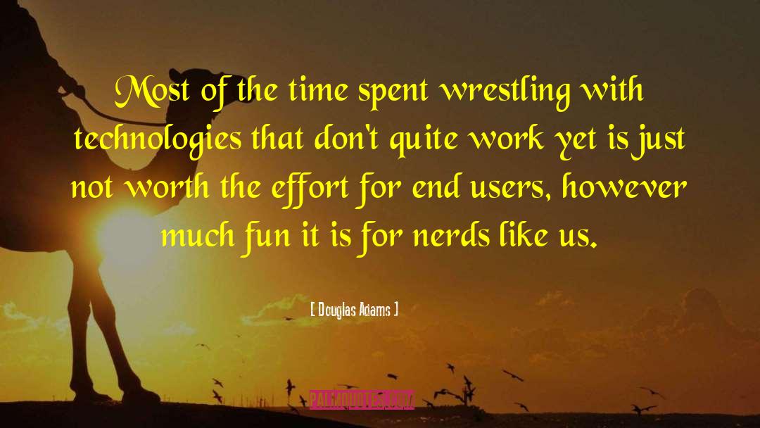 Collective Effort quotes by Douglas Adams