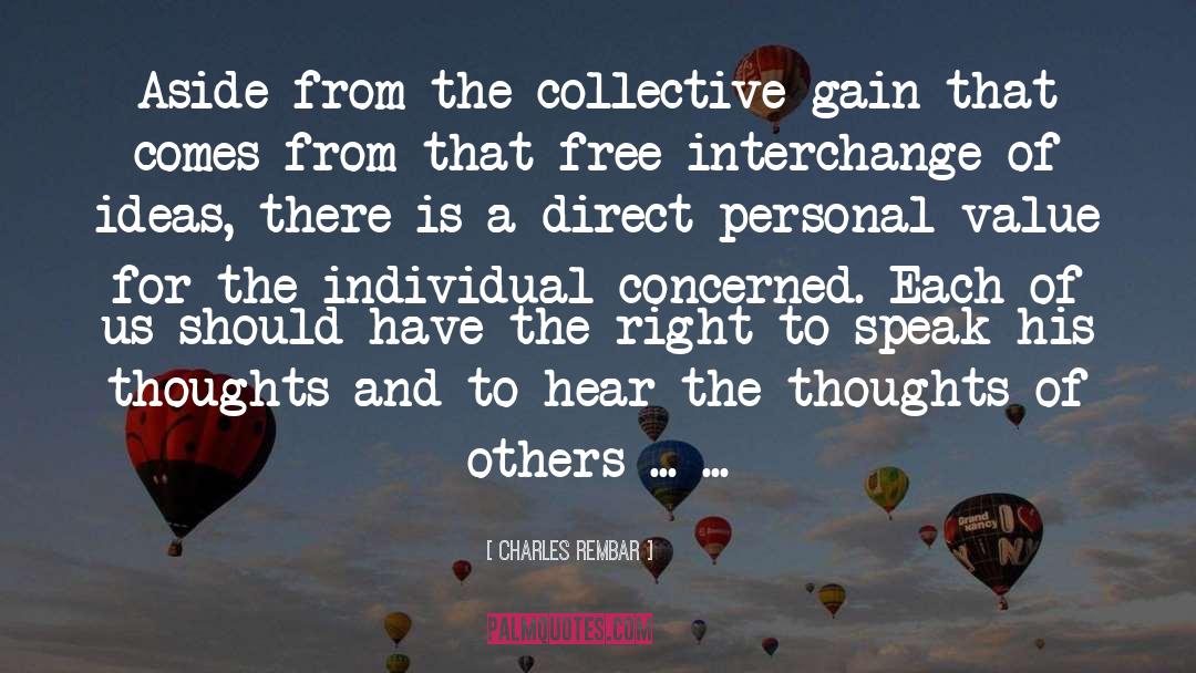 Collective Energy quotes by Charles Rembar